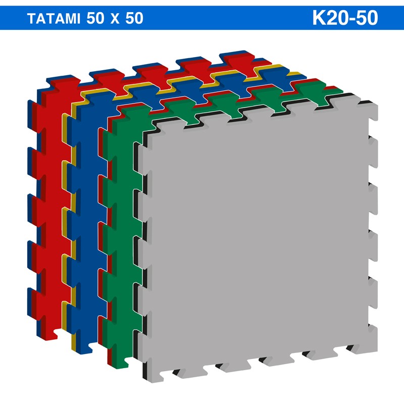 Tapis Tatami K20-50 - KIT 8 PIÈCES